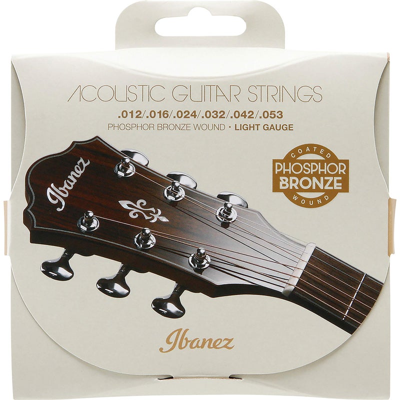 Ibanez أوتار جيتار أكوستيك إيبانيز IACSP6C من البرونز الفوسفوري - خفيف - Image 1